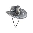 thumbnail image 1 of Sombrero de vaquero de bola de discoteca, sombrero de vaquero de bola espejada, sombrero de despedida de soltera, 1 of 4