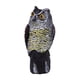 thumbnail image 1 of Señuelo de búho,espantapájaros falso búho señuelo proteger jardines vida silvestre,protectores de jardín ahuyentador de pájaros con energía solar,buho de plástico con cuernos ave, 1 of 9