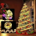 thumbnail image 1 of Ribbon Fairy Lights Christmas Decoration Christmas Tree Ornaments Bow String Lights Suitable For Holiday Decorations, 1 of 5