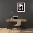 thumbnail image 3 of Reed, Michele 25x32 White Modern Wood Framed Museum Art Print Titled - Horse Silhouette, 3 of 4