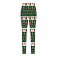 thumbnail image 6 of Roncen Roncen Women's Christmas Printed Yoga Leggings - Stretchy High-Waisted Casual Pants for Holiday & Workout, 6 of 7