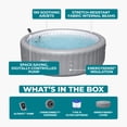 thumbnail image 3 of Bestway SaluSpa Hawaii 6-8 Person Inflatable Hot Tub, Round Energy-Efficient Spa, 93"x28", 3 of 10