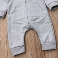 thumbnail image 5 of Toddler Baby Boys Girls Shark Hoodie Outfit 3D Cartoon Hooded Romper Jumpsuit One-Piece Playsuit, 5 of 7