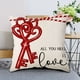 thumbnail image 5 of RKSTN valentine pillow covers 18x18 Valentine's Day Linen Pillowcase Home Sofa Cushion Pillowcase, 5 of 6