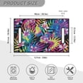 thumbnail image 5 of Xoenoiee Tie Dye Colored Floral Leaves Print Golf Cart Accessories Seat Covers for EZGO, Universal Fit Golf Cart Seat Towel Blankets for Club Car, Easy to Install, Super Soft, 5 of 5