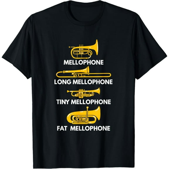 Mellophone Types of Mellophones Marching Band Mellophonist T-Shirt