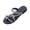 Black, variant on Barefoot Sandals Women, Strappy Sandals for Women, Leather Sandals for Women, Women's Pu Leather Rhinestone Sandals Butterfly Strappy Flat Open Toe Elegant Slides Sandals, Black 5.5