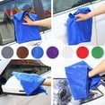 thumbnail image 2 of Uscallm 6Pcs Car Drying Towel Large 30x60cm Microfiber Water Absorbent Quick Dry Reusable Car Wash Towel for Auto Detailing Vehicle Cleaning Cloth, 2 of 9