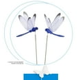 thumbnail image 5 of Moocorvic 8Pcs Garden Stakes, Artificial Plastic Dragonflies Garden Pole for Indoor Outdoor Yard Patio 10inch (Blue), 5 of 6