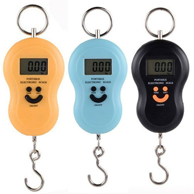 1Pc Fish Scales, Portable Luggage Weight Scale, 110lb / 50kg Electronic  Balance Fishing Postal Hanging Hook Scale