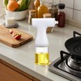 thumbnail image 3 of Binwennn Fuel Oil Distributor 2 In 1 Glass Fuel And Distributor 200ML USB Charging Equipped With LED Light Suitable For Cooking Barbecue Air Fryer Etc Home And Kitchen Items Syrup Bottles for Vinegar, 3 of 7