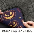 thumbnail image 6 of Happy Halloween Pumpkin Front Door Mat Anti Slip Spider Bat Welcome Mat Plain for Entry Floor Mat Set Living Room Bedroom Bathroom Crystal Velvet 30x17 Inches, 6 of 7