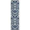 thumbnail image 2 of Addison Rugs Chantille Indoor/Outdoor Transitional Floral Navy Washable Runner Rug, 2'3" x 7'6", 2 of 6