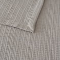 thumbnail image 4 of Martha Stewart Bedford Tile Chinchilla Grey Twin Bed Blanket, Soft Cozy Bedroom Blanket, Machine Washable, 4 of 5