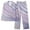 A0166-Purple, variant on CALAFEBILA Women's Sets Two-Piece Button Down Pajamas for Women Homewear Notch Collar Color Block Tops with Pocket and Pants