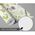 thumbnail image 6 of S4Sassy Peel And Stick Wall Covering, Botanical Floral Print Removable Wallwrap- White Instant Wall Makeover Mural For Bathroom, Laundry Room, Closet Interior- Self-Adhesive Wallpaper Vinyl -25"X360", 6 of 9