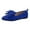 Blue, variant on Women's Athletic Shoes for Light Gym & Fitness Classes Women's Casual On Shoes Fashion Bow Knot Breathable Comfortable Lightweight Flat Loafers For Daily Walking And Outing