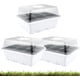 thumbnail image 1 of Caja de plántulas 5 Uds Bandejas De Inicio De Plántulas Bandejas De Plantas De Cúpula Ventiladas Kit De Propagación De Plántulas De Invernadero (6 Celdas Por Bandeja, 5 Uds) Muyoka Hogar, 1 of 6