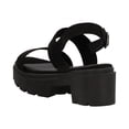 thumbnail image 4 of Sandalias Mujer Plataforma Casual Dama Real Jungle negro 26, 4 of 7