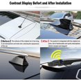 thumbnail image 2 of Antena de coche universal en forma de aleta de tiburón - Antena de radio Fm con base adhesiva impermeable (negro). Afortunado Sencillez, 2 of 5