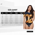 thumbnail image 2 of KLL Women 's Crew Neck Bodysuit Jumpsuits 2025 Happy New Year 6 Print Short onesies Stretch T Shirts, 2 of 5