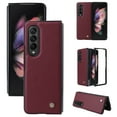 thumbnail image 1 of Nalacover Case for Samsung Galaxy Z Fold 3, Premium PU Leather Silicon Anri-Scratches Protective Frame Cover with Magnetic Attraction Folding Case for Samsung Galaxy Z Fold 3,Winered, 1 of 8