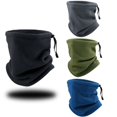 thumbnail image 2 of Bufanda cálida multifuncional para protección facial de otoño e invierno, resistente al viento, jersey polar cálido, máscara para montar, cuello con cordón, 2 of 5