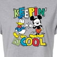 thumbnail image 3 of Disney - Keepin It Cool - Juniors Cropped Cotton Blend T-Shirt, 3 of 5