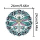 thumbnail image 4 of Reloj Diamantes Cristal Acrílica para Sala Estar Con Forma Especial Libélula, 4 of 9
