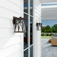 thumbnail image 3 of 1 Light Outdoor Wall Lantern In Transitional Style-12.5 Inches Tall And 7.75 Inches Wide-Black Finish Capital Lighting 946511Bk, 3 of 3