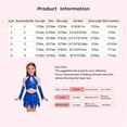 thumbnail image 6 of SiiRoh Girls 3Pcs Hip Hop Street Dance Outfits Cross Keyhole Sequins Metallic Crop Top+Skirt+Gloves Disco Dancewear Black 12, 6 of 6