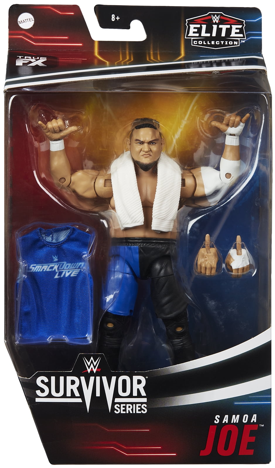 WWE Samoa Joe Elite Survivor Series Wrestling Action Figure Mattel 2020 for sale online 