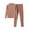 Coffee, variant on PRINxy Women's Fleece Pajama Sets 2 Piece Outfits Long Sleeve Mock Neck Tops and Elastic Waist Pants Casual Warm Sleepwear Loungewear Sets Beige L