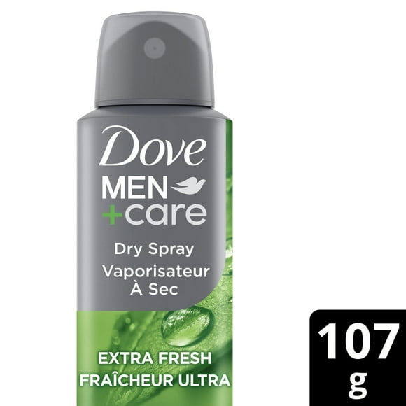Dove Men+Care Antiperspirant Deodorant Dry Spray For Men Extra Fresh 72-hour Sweat and Odour protection Extra Fresh With Triple Defense Technology™, 107g, 107 g