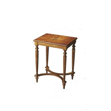 HomeRoots 489004 25 in. Medium Brown Manufactured Wood Rectangular End Table