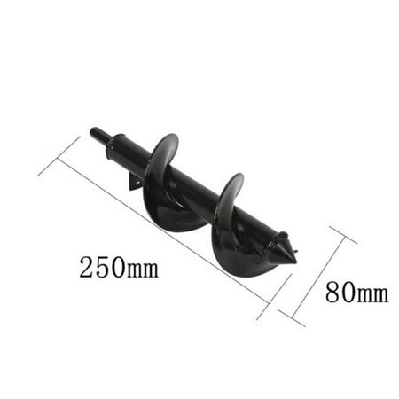 Small Auger Bit 1pcs Power Garden Auger Bit Electric Cordless Garden Planting Small Hole Digger Spiral Drill Bit ()