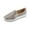 Silver, variant on AnuirheiH European And American Large Size Flat Shoes Women Shoes New Casual Loafers