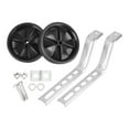 thumbnail image 1 of Ruedas de entrenamiento para bicicletas de 12, 14, 16, 18 y 20 pulgadas para niños principiantes, kit de montaje con estabilizadores y accesorios para Negro, 1 of 8