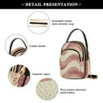 thumbnail image 4 of FORMRS Crossbody Bag for Women Quilted Travel Shoulder Cell Phone Purse with Chain Strap Handbag, Soft Pink Pattern, 4 of 7