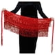 thumbnail image 2 of Sonducket a la cadera para danza del vientre a la moda, faldas con borlas, multicolor, hermosa lentejuela, diamantes de imitación brillantes, Prendas para la parte inferior del cuerpo Rojo Sonducket AP012243-01, 2 of 6