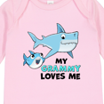 thumbnail image 4 of Inktastic My Grammy Loves Me with Cute Sharks Boys or Girls Long Sleeve Baby Bodysuit, 4 of 5