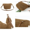 thumbnail image 5 of Kukuzhu Women Straw Handbag Purse Small Summer Beach Handmade Crossbody Shoulder Tote Handbag Handwoven Beach Straw Bag, 5 of 6