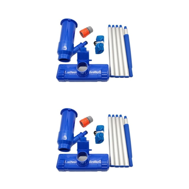 Maytalsory Professional Ground Swimming Pool Vacuum Head Kit for Spa Pond Fountain Reliable Plug Type1 2Set
