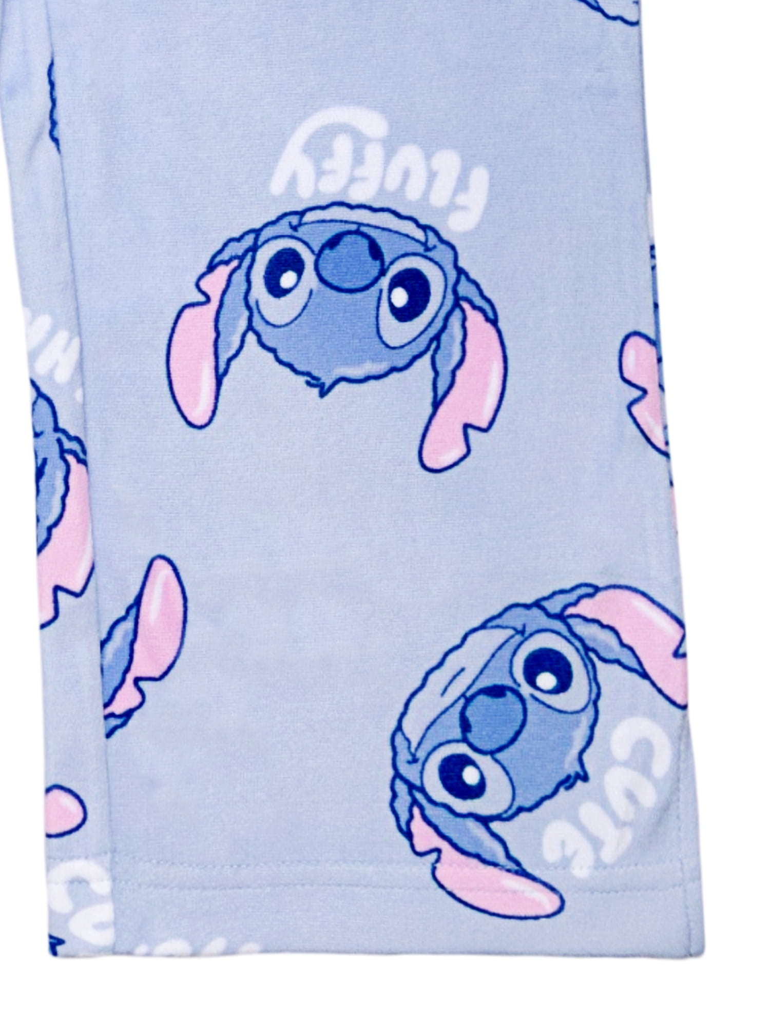 Lilo & Stich Girls Short Sleeve Top and Pant Pajama Set, 2-Piece, Sizes 4-16