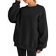 thumbnail image 2 of Sudadera con Capucha de Gran Tamaño para Mujer, Suéteres de Larga con Cuello Redondo de , Conjuntos Cómodos de Moda de Otoño. Negro L, 2 of 9