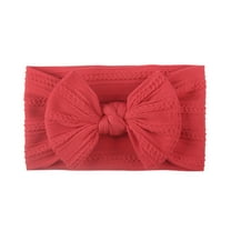 Herrnalise Kids Newborn Girls Baby Solid Headband Hair Band Bow Accessories Headwears