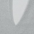 thumbnail image 4 of Miluxas Men's Open Collar Deep V-Neck Casual Shirt - Textured Short Sleeve Top, Breathable Lightweight Tee for Summer Daily Wear, Weekend Outings & Casual Occasions Gray S(S), 4 of 8