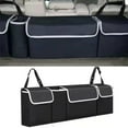 thumbnail image 4 of Car Trunk Organizer Car Interior Accessories Back Seat Storage Box Bag Oxford hh, 4 of 8