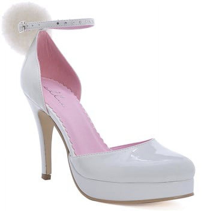 ELLIE 420-COTTONTAIL Women 4" Heel Playboy Sexy Bunny Ankle Strap Platform Pumps - image 2 of 2