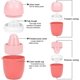 thumbnail image 3 of Manual Citrus Press Lemon Press, Dual-use Manual Fruit Press, Fruit Press For Lemons/limes/oranges/orange/grapefruit - Pink, 3 of 5